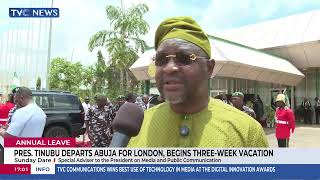Pres. Tinubu Begins Three-Week Working Vacation