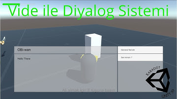 Unity Dersleri - Diyalog Sistemi Ekliyoruz - Vide Entegrasyonu
