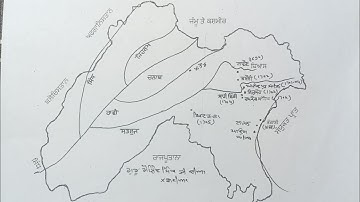 Places where Battles of Guru Gobind Singh ji and Mughal took place (Map-2)| History Maps |
