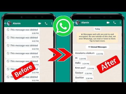 Как восстановить удаленные сообщения на WhatsApp (2024) ||  WhatsApp удален Восстановление сообщений