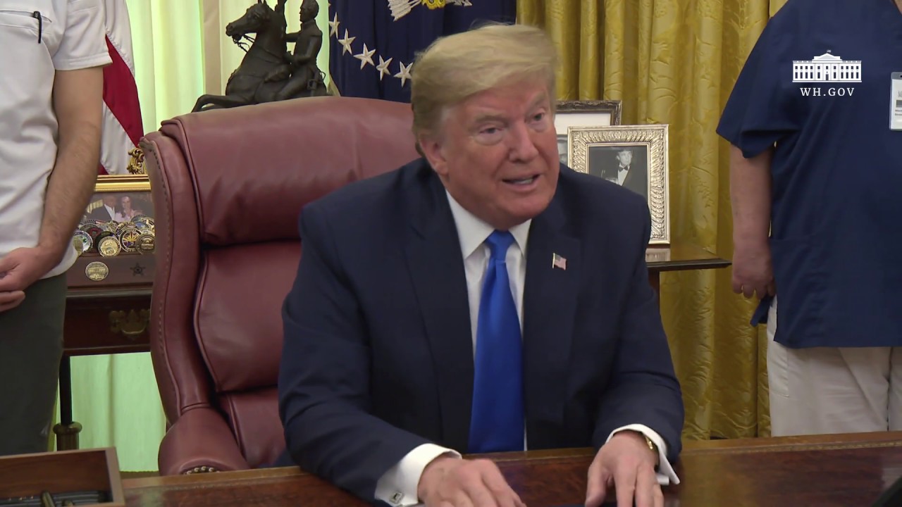 President Trump Signs a Proclamation in Honor of National Nurses Day