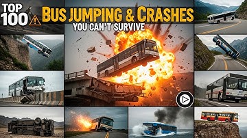 100 School Bus Jumps & Crashes – BeamNG Drive Crazy Bus Crash Test Compilation