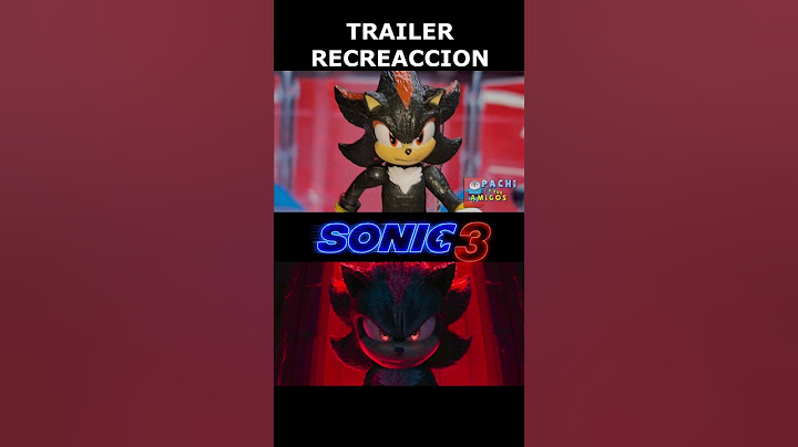 RECREO EL TRAILER DE SONIC 3 con figuras jakks pacific