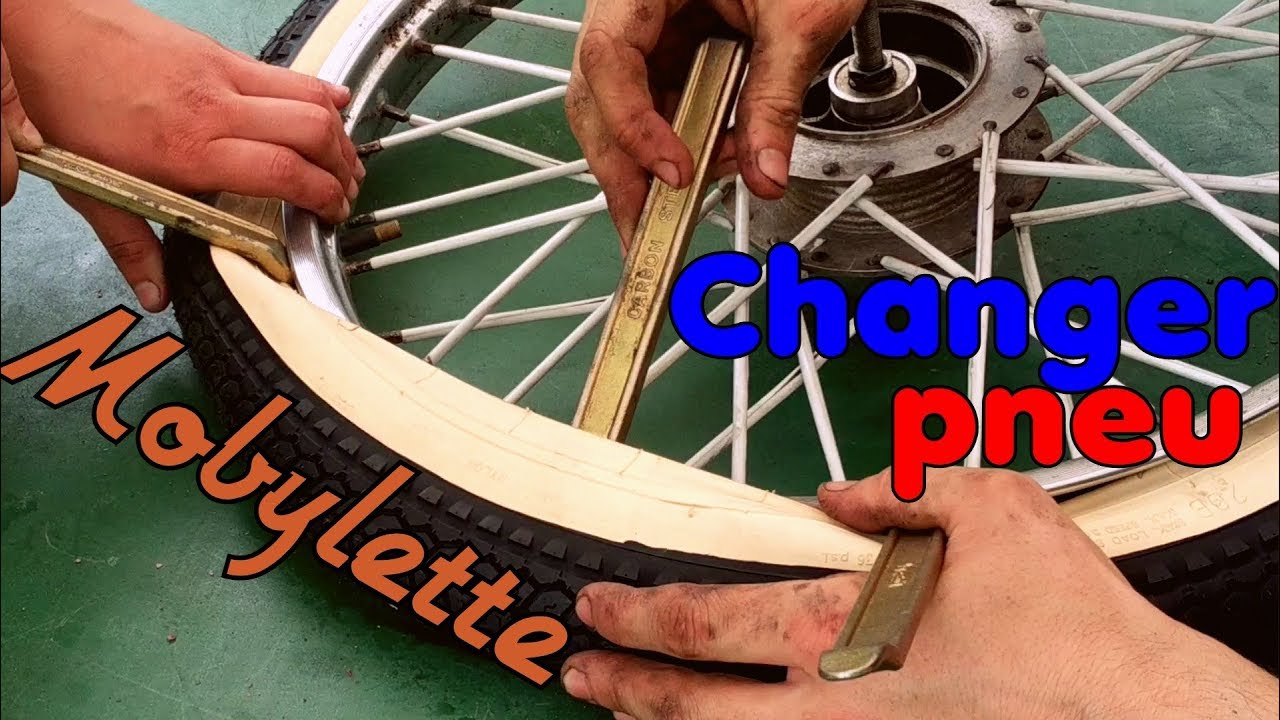Changer pneu mobylette
