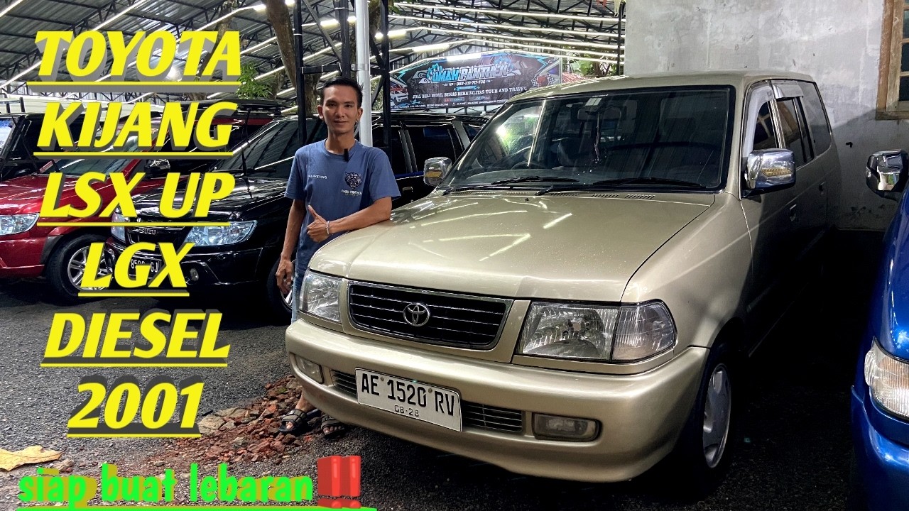 TOYOTA KIJANG LSX UP LGX DIESEL TAHUN 2001 SIAP BUAT LEBARAN YG DI SHOWROOM OMAH PATHER PONOROGO‼️