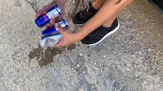 Lady Boss Adidas Trample And Crush Redbull Cans Full Video