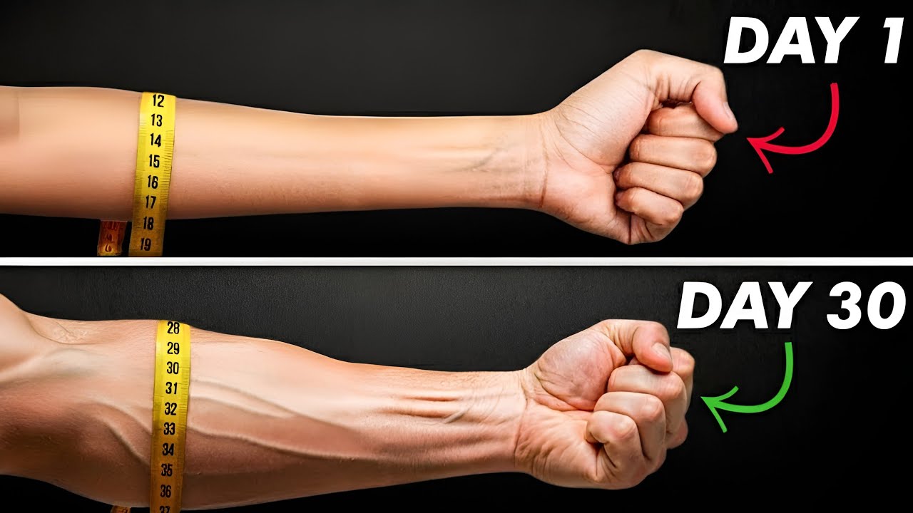 3 лучших упражнения для больших предплечий (без посещения спортзала)