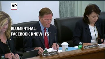Blumenthal: Facebook knew sites harmful to teens