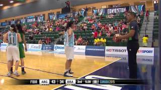 Argentina v Brazil - Group B - Live Stream - 2015 Americas Championship for Women