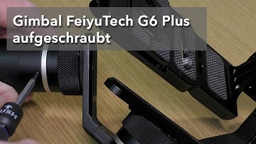 Gimbal FeiyuTech G6 Plus aufgeschraubt