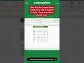 Best Way To Convert Rows to Columns with Transpose in Excel - Every Excel User should know