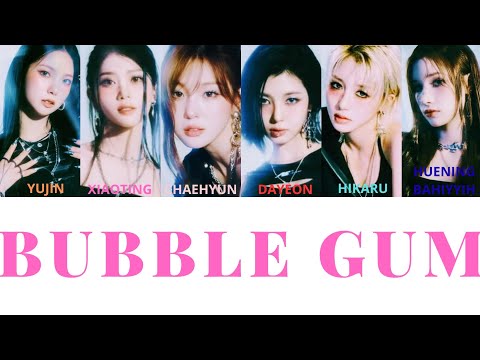 KEP1ER BUBBLE GUM Lyrics Color Coded Romanized