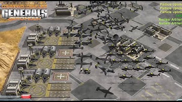 "Keep the base safe" USA Helicopter 2 vs 4 Hard AI | Command & Conquer Generals Zero Hour Mod