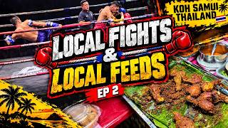 Local Muay Thai & Street Food in Koh Samui, Thailand 🇹🇭 | EP 2