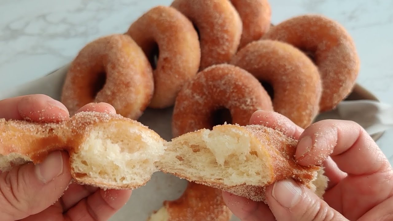 No EggοΌ No MilkοΌ Extremely Soft and Fluffy Homemade Donuts! Incredibly Easy! Easy recipe for Vegans