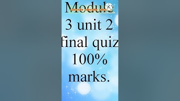 #Qaed app #module 3 unit 2 all quiz comolete 100% marks #easte training