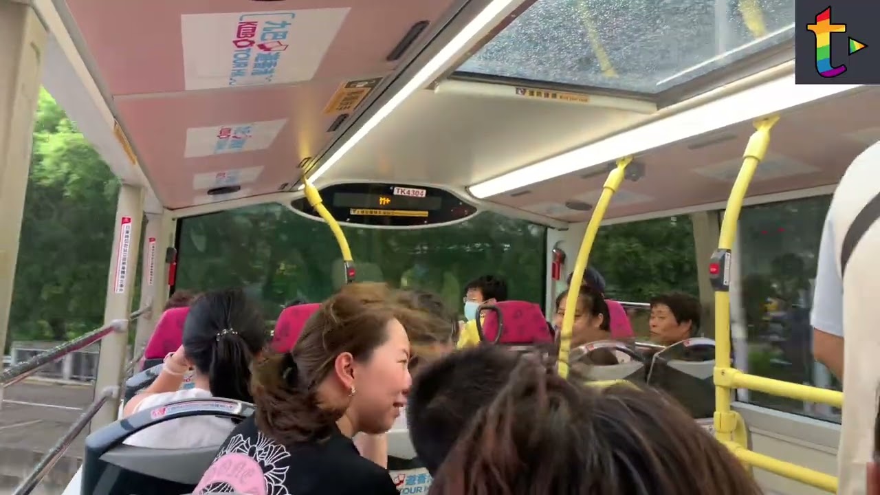 九巴遊香港HK1開篷巴士夜遊班次首航足本片段