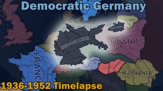 If Germany was democratic? | Hoi4 Timelapse