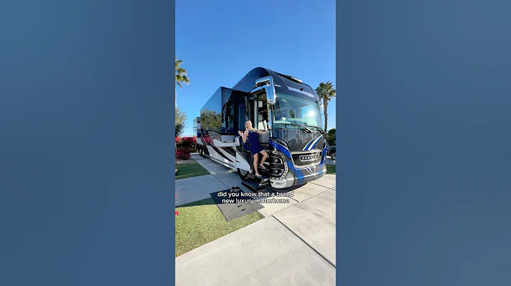 🚍 RV or luxury penthouse on wheels? Tour this multi million dollar motorhome! #rvlife #luxurytravel