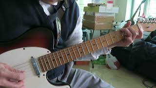 The Byrds - The Girl With No Name - electric guitar part - all parts slowly