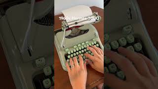1960s Hermes 3000 Vintage Portable Typewriter  #asmr
