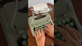 1960s Hermes 3000 Vintage Portable Typewriter #asmr