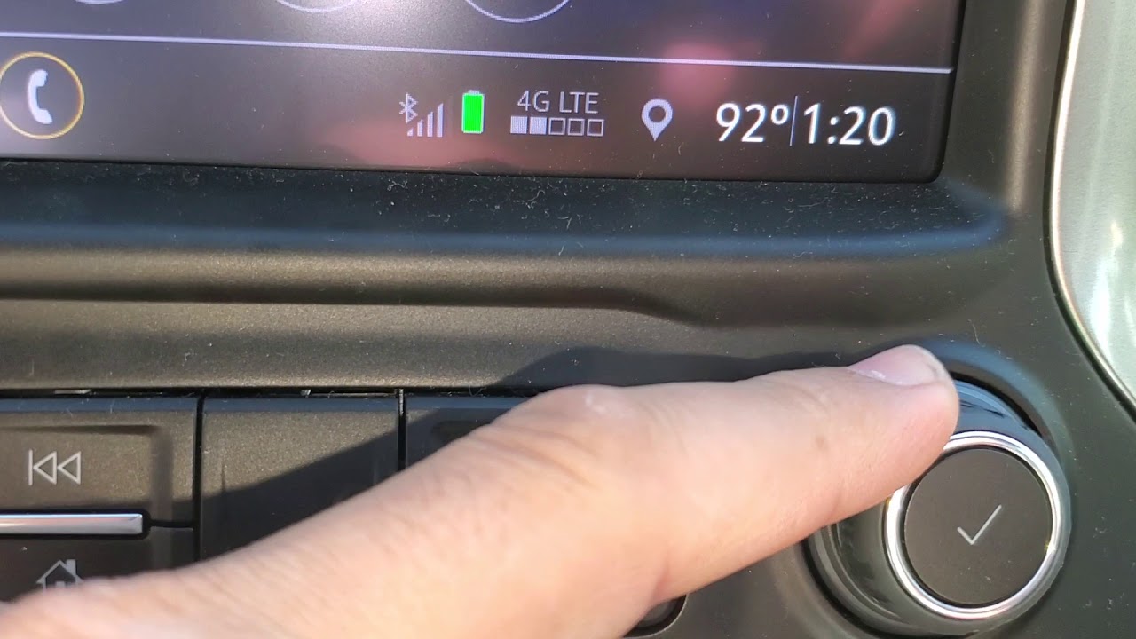 Silverado 2019 Damage radio with only 1,500 miles - YouTube