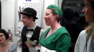 Vintage Fashion Easter Parade 2013 (12/15) - On the Subway Going South