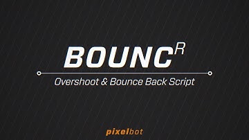 UPDATED: Free Overshoot & Bounce Back After Effects Script