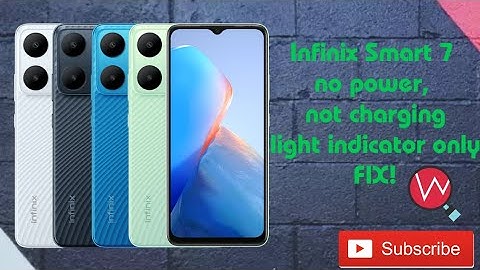 Fixing (Infinix smart 7) no power, not charging with light indicator only. Done!