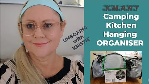 KMART Camping Pocket Hanging ORGANISER- Unboxing w...
