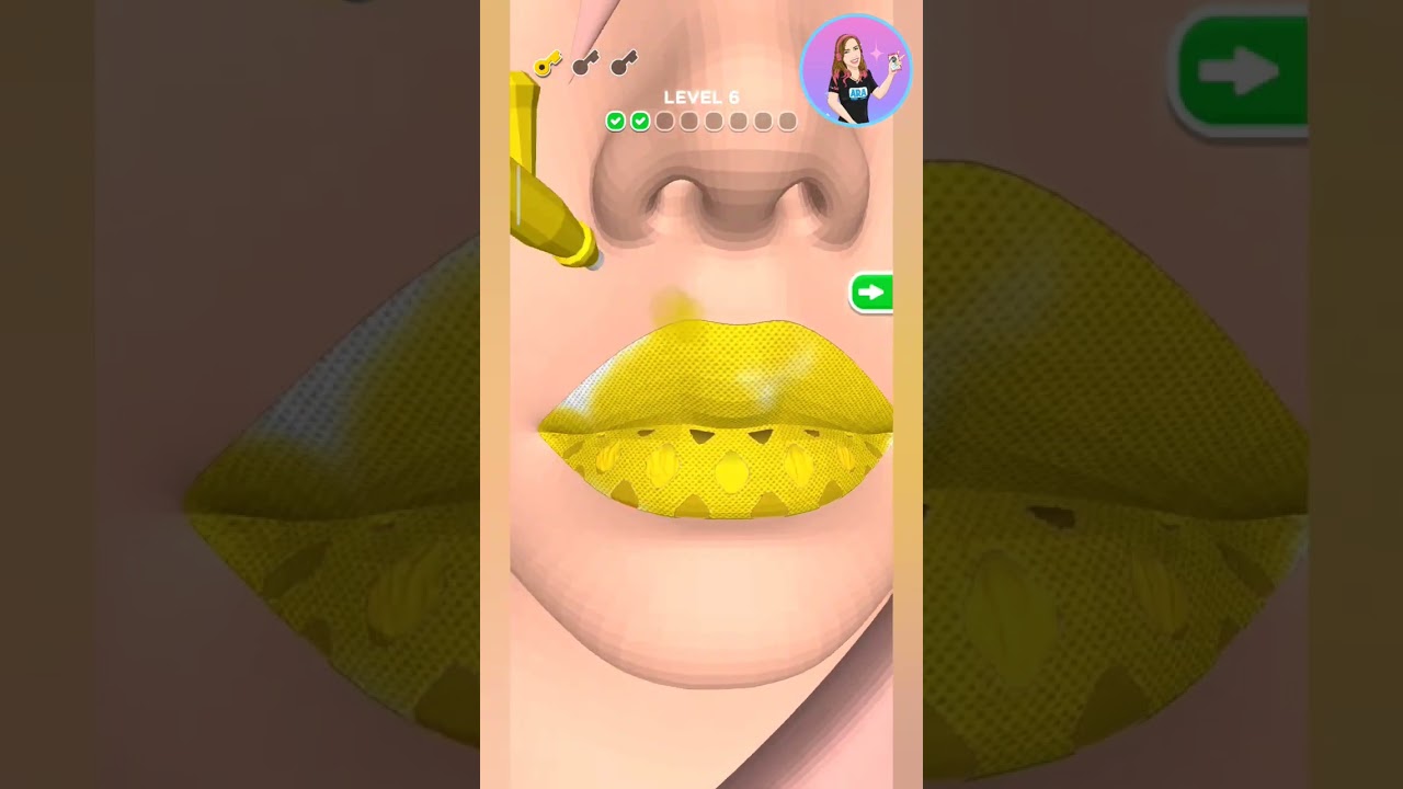 Lip Art 3D - Game -🍍pineapple Lips🍍 - Game Play