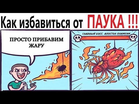 ПРИКОЛЫ! КАК ИЗБАВИТЬСЯ ОТ ПАУКА!!! Угарные МЕМЫ, смешные истории от Доми шоу