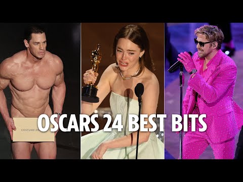 Oscars 24 best bits with nude John Cena, Ryan Gosling's epic Ken & Emma Stone's tears