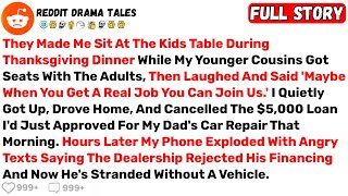 They Made Me Sit At The Kids Table During Thanksgiving Dinner While My... - Best Reddit Stories