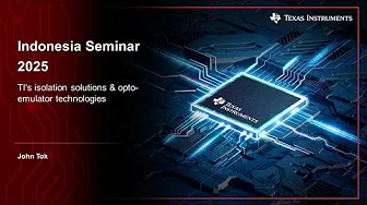 TI's isolation solutions & opto-emulator technologies
