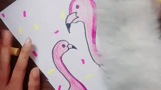 DIY Cute Flamingo Diary||How to make your own diary||#diy #youtube #craft #video screenshot 3