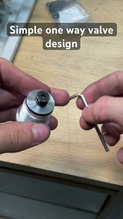 Simple One way PCP valve up to 4500 PSI #shorts #diy