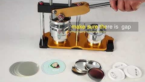 VEVOR Button Maker 58mm Badge Machine with 100 Sets Circle Button Parts Rotate Button Badge  Reviews