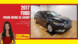 2017 Ford Fusion Energi SE Luxury NAVIGATION BACK-UP CAMERA With Navigation | 281355