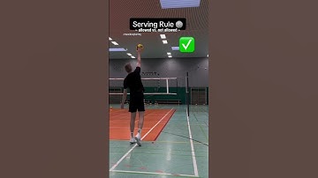 Volleyball Serving Rules Explained 🏐💪 #volleyball