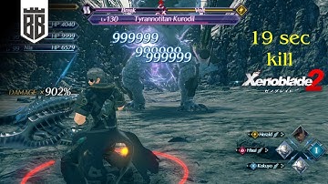Xenoblade 2: Tyrannotitan Kurodil Boss Battle