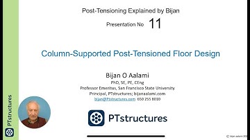 11- Column-Supported Post-Tensioned Floor Design Lecture