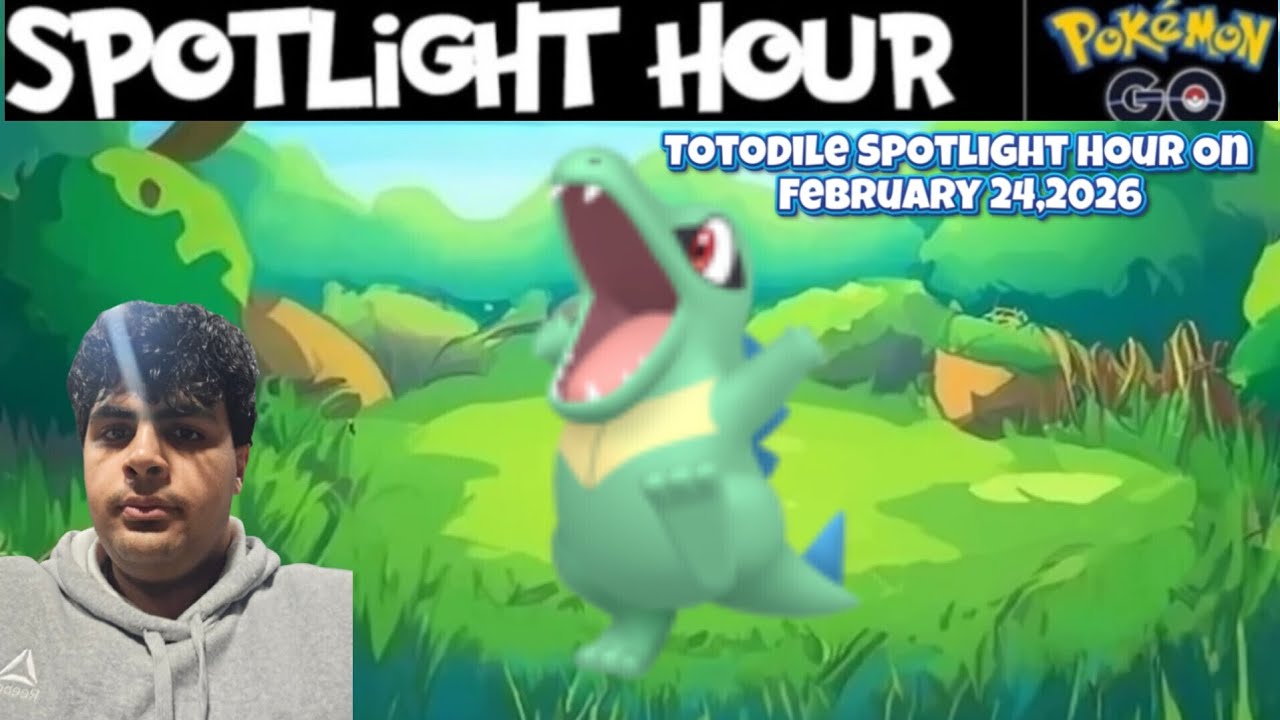 Pokémon GO Totodile Spotlight Hour On Tuesday February 24,2026
