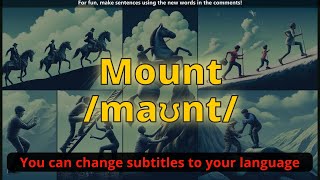 Famous Mount meaning with 5 examples Profile