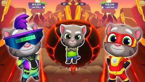 Talking Tom Hero Dash - Complete Bosses Avatars Unveiled All Heroes Ultra Outfit Fight - Noire, Ben 