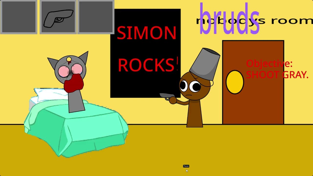 Sprunki Brud gets a snack at 12:00 AM