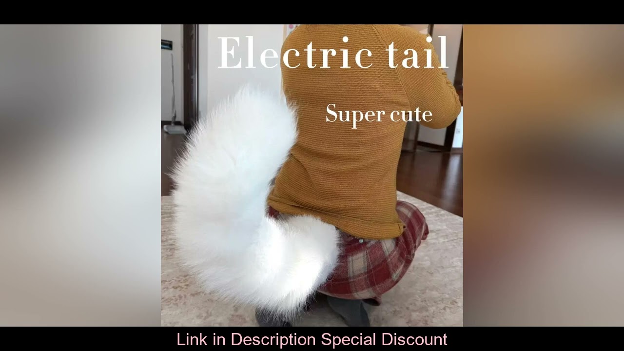 Moving Tail Electronic Electric Swing Tail Cat Tail Wolf Tail Cosplay Party Atmosphere Prop