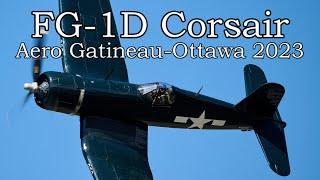 FG-1D Corsair in 4K - Aero Gatineau-Ottawa - 2023-09-16.