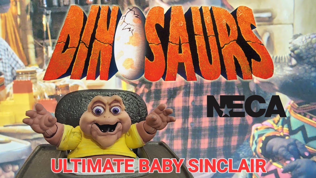 NECA ULTIMATE ABC DINOSAURS BABY SINCLAIR ACTION FIGURE REVIEW!!!